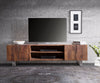 TV Stand Olympus Live-Edge 200-300 cm 2 Compartments Acacia Wood Brown