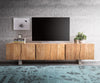 TV Stand Olympus Live-Edge 220 cm Acacia Wood Natural