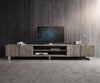 TV Stand Olympus Live-Edge 300 cm 2 Compartments Acacia Wood Platinum