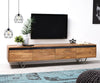 TV Stand Stonegrace 200 cm Acacia Wood Natural Slate