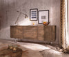 Sideboard Wyatt 175 cm 3D Look Centered Acacia Wood Brown