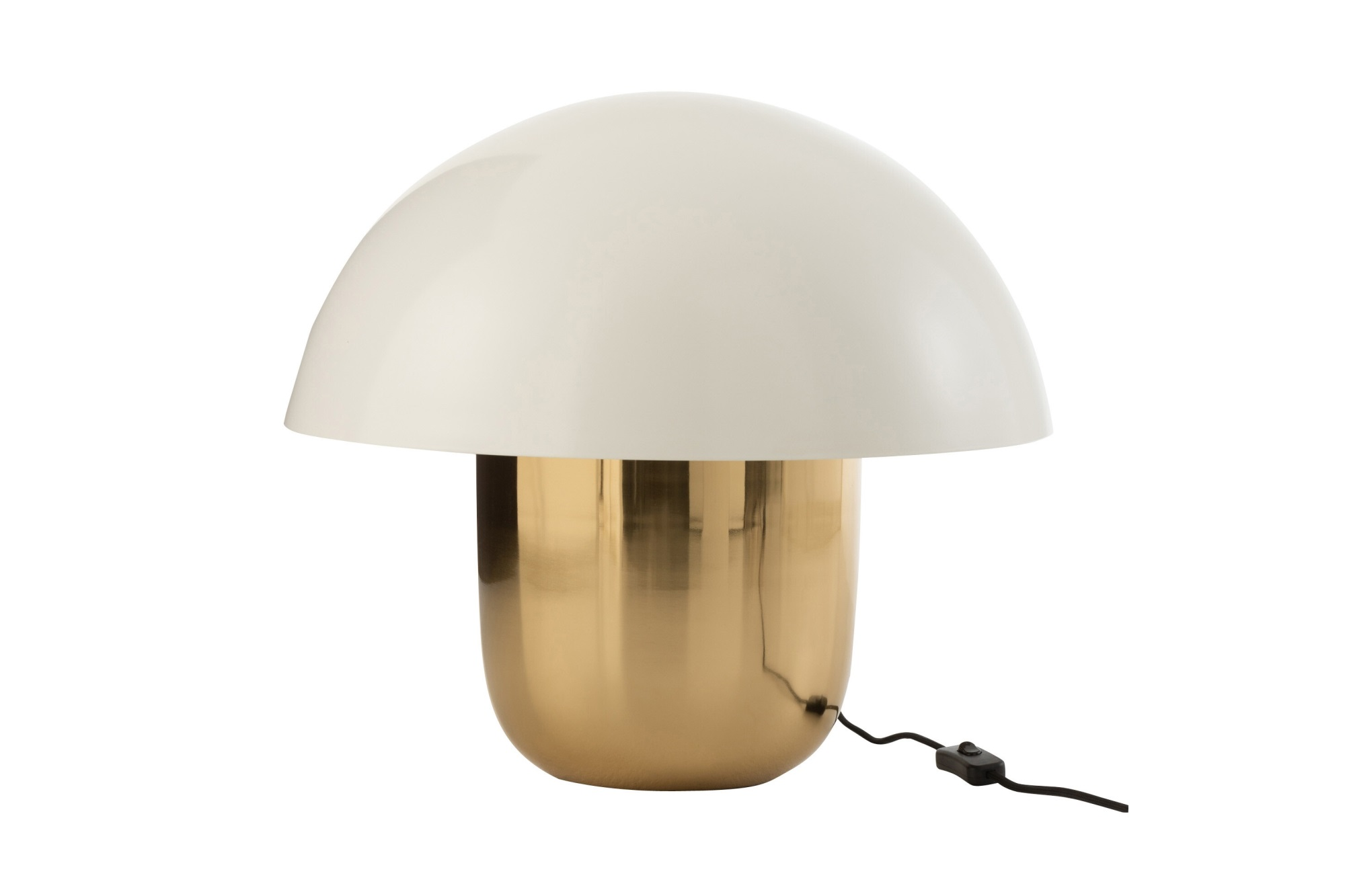 Table Lamp Malmo 45cm Metal White Gold