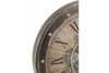 Wall Clock Roman Numerals With Visible Mechanism 80cm Metal