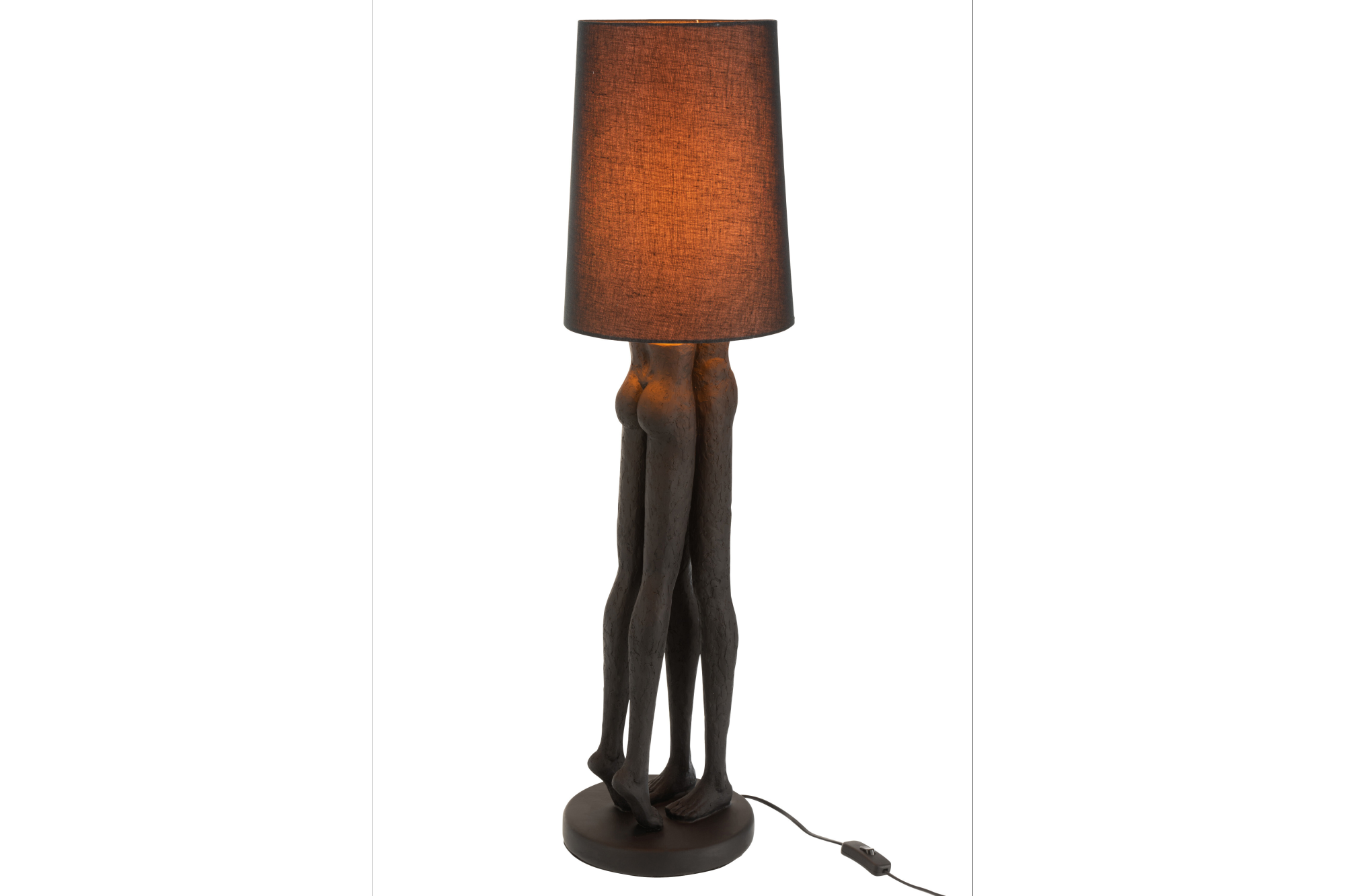 Floor Lamp Couple 90cm Black