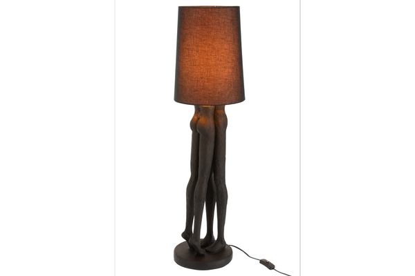 Floor Lamp Couple 90cm Black