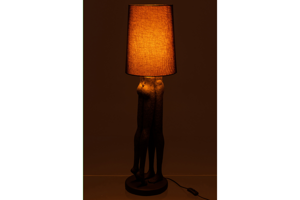 Floor Lamp Couple 90cm Black