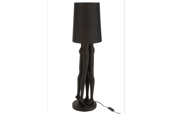 Floor Lamp Couple 90cm Black