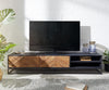 TV Stand Famke 200 cm With Compartments Mango & Teak Wood