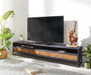 TV Stand Famke 120-240 cm With Drawers Mango & Teak Wood