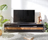 TV Stand Famke 120-240 cm With Drawers Mango & Teak Wood