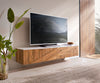 Floating TV Stand Bahan 175 cm Mango Wood Teak Marble Top