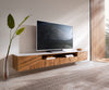 Floating TV Stand Bahan 220 cm 2 Doors Mango Wood Teak Marble Top