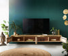 Floating TV Stand Budaya 220 cm 4 Doors Mango Wood Natural