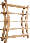 Freestanding Shelf Rack Xanthios 170cm Acacia Wood Natural