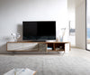 TV Stand Kleo 220 cm Acacia Wood Natural 4 Doors