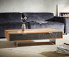 Coffee Table Teele 115 cm Acacia Wood Natural And Slate 4 Drawers