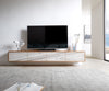 Floating TV Stand Kleo 220 cm Acacia Wood Natural 4 Doors