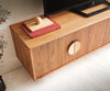 Floating TV Stand Surimu 175cm Acacia Wood Brown 4 Doors Cork Handle