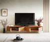 Floating TV Stand Surimu 200cm Acacia Wood Brown 4 Doors Cork Handle