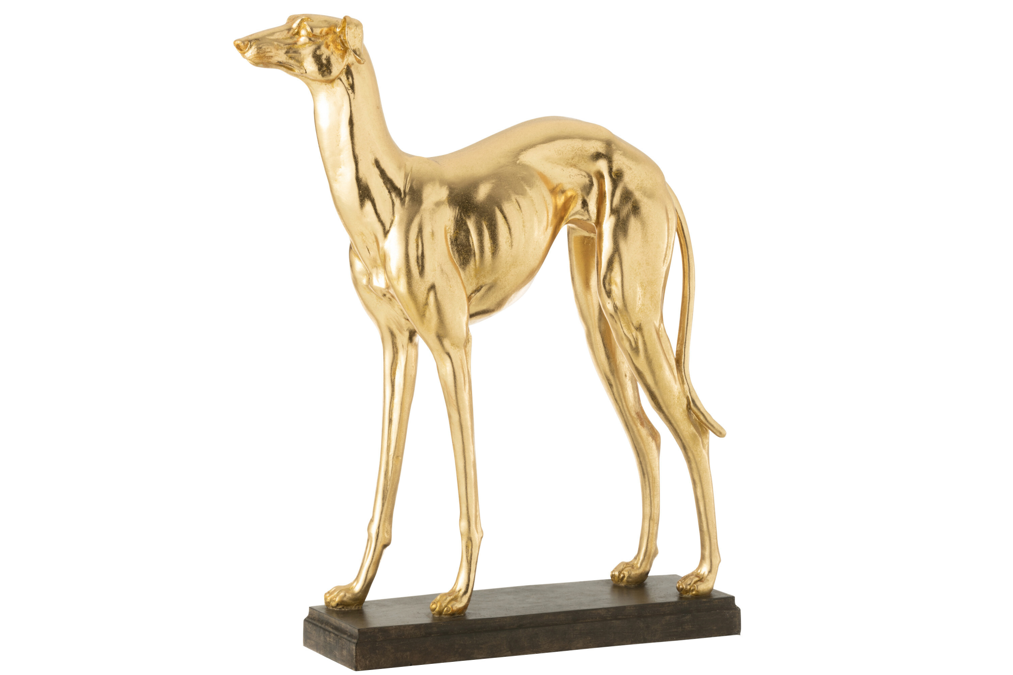 Decorative Statue Greyhound 50cm Gold