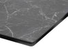 Dining Table Aurora Ceramic Anthracite Slanted Frame Black 200-300cm