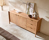 Sideboard Caius 175cm Acacia Wood Aura 2 Doors 3 Drawers