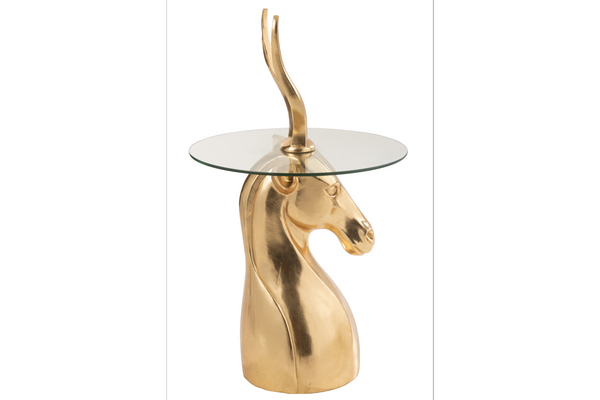 Side Table Antelope 50cm Gold