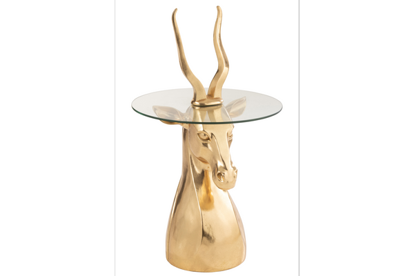 Side Table Antelope 50cm Gold