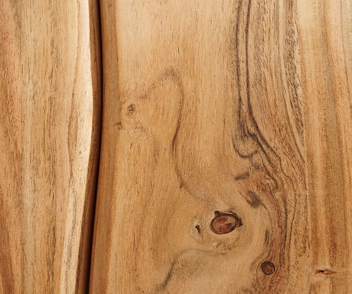 Sideboard Olympus Live-Edge 147-170 cm Acacia Wood Natural