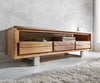 TV Stand Olympus Live-Edge 146-190 cm Acacia Wood Natural