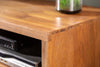 TV Stand Monolith 160cm Acacia Wood Honey Black