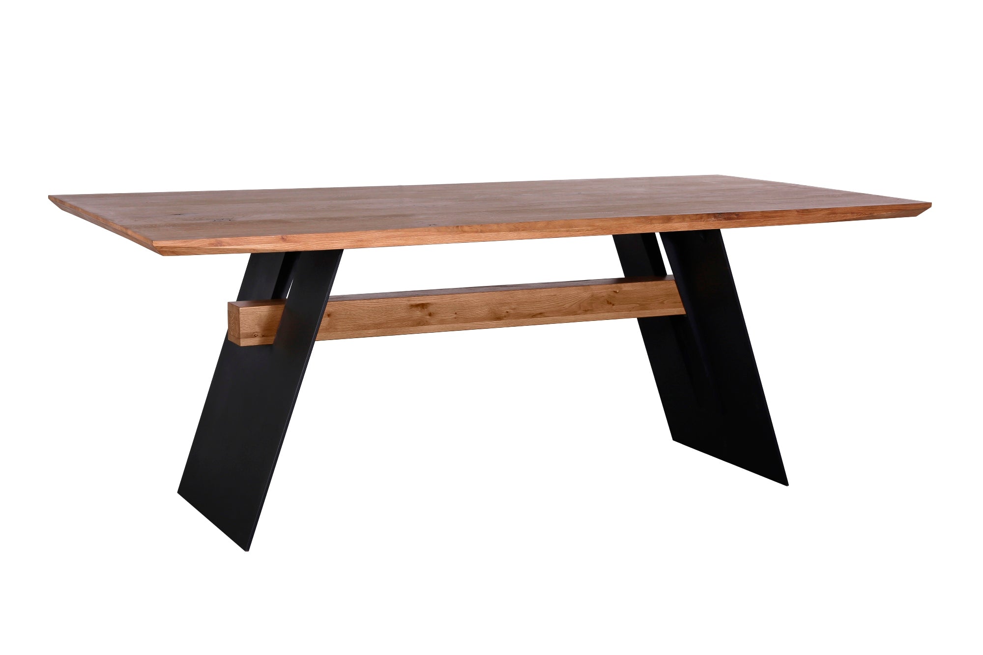 Dining Table Grande 200cm Wild Oak Wood Natural