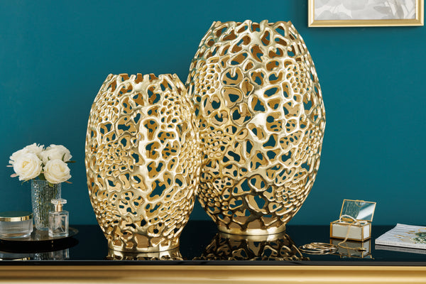 Vase Ambrosia 40cm Metal Gold