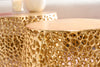 Nesting Coffee Table Ambrosia Set of 2 Metal Gold