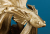 Decorative Figure Fighting Fish Crowntail 65cm Gold Betta Fish