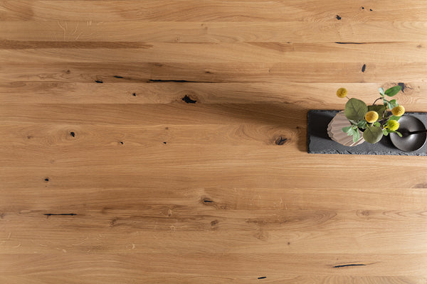 Dining Table Grande 240cm Wild Oak Wood Natural