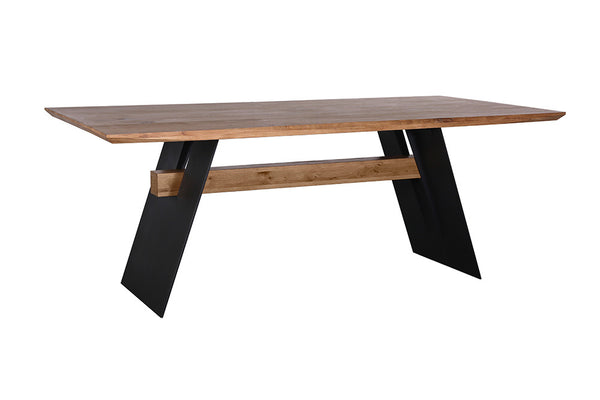 Dining Table Grande 240cm Wild Oak Wood Natural