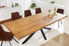 Dining Table Consul Live Edge 200cm Oak Wood Natural