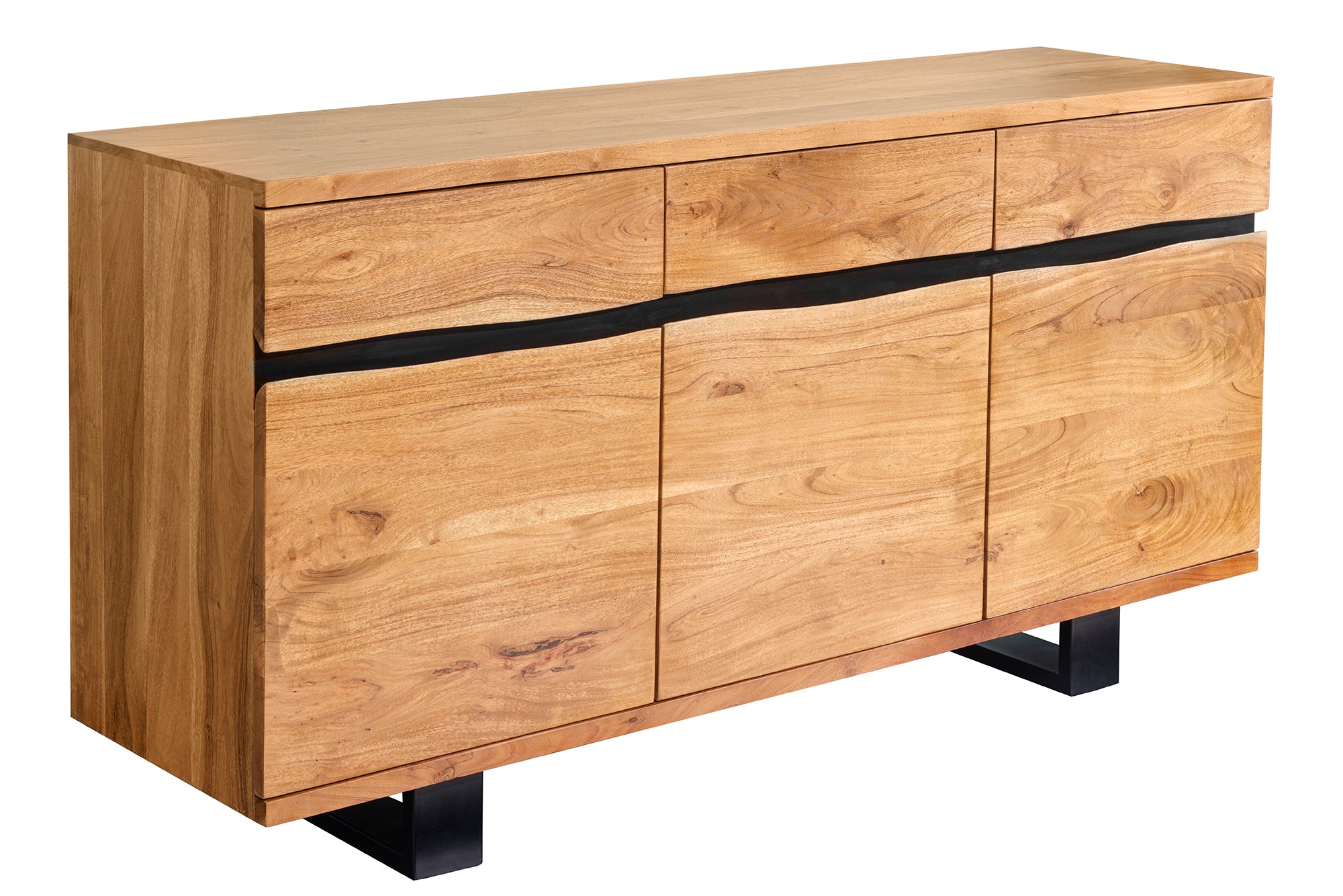 Sideboard Monolith 160cm Acacia Wood Honey