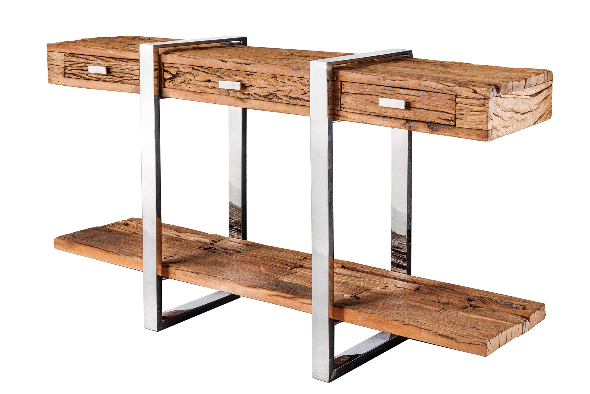 Console Table Barracuda 140cm Recycled Wood Brown