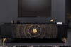 TV Stand Golden Eye 180cm Mango Wood Black