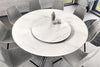 Dining Table Orbit Round 150cm Ceramic White