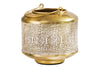 Lantern Candlelight 20cm Gold Patina