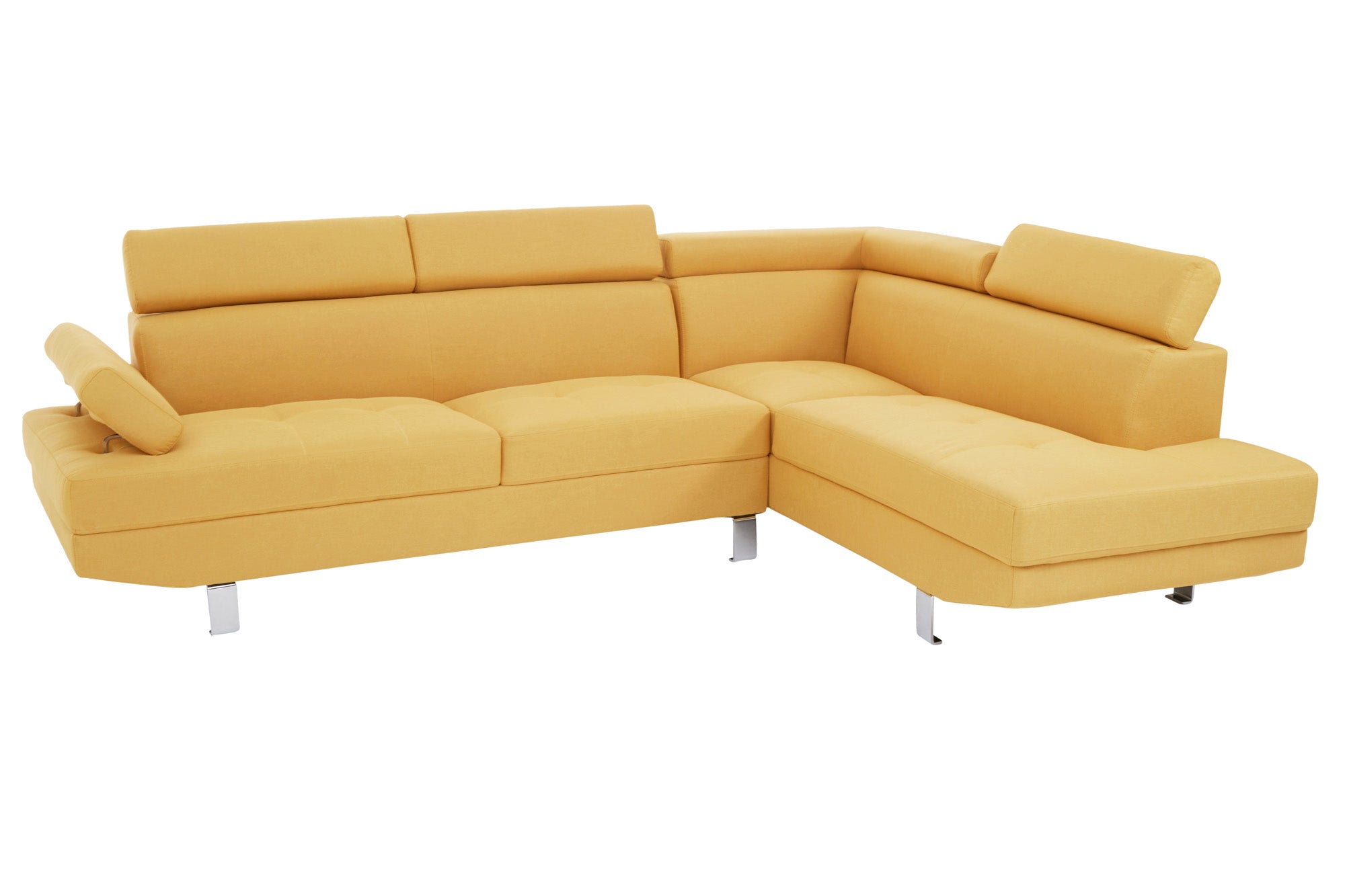 Corner Sofa Palatial 264cm Ochre Linen