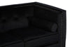 2 Seat Sofa Opulence Black Velvet