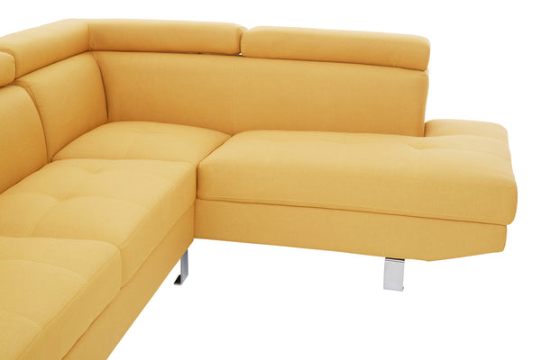 Corner Sofa Palatial 264cm Ochre Linen