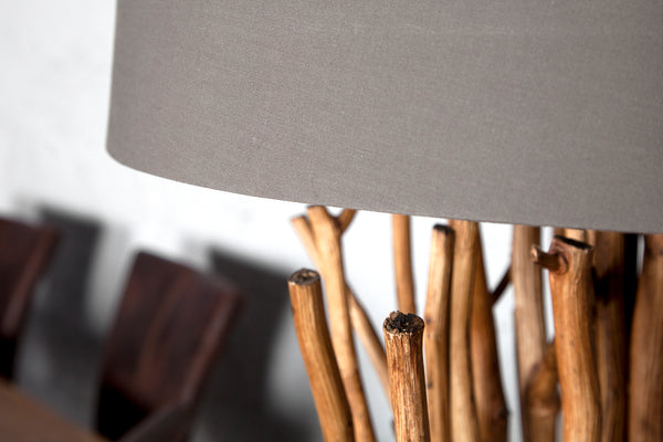 Floor Lamp Euphoria 175cm Driftwood Grey