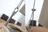 Hanging Lamp Vigine 160cm Recycled Wood Beige