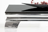 Coffee Table Belvedere 100cm Black Opal Glass