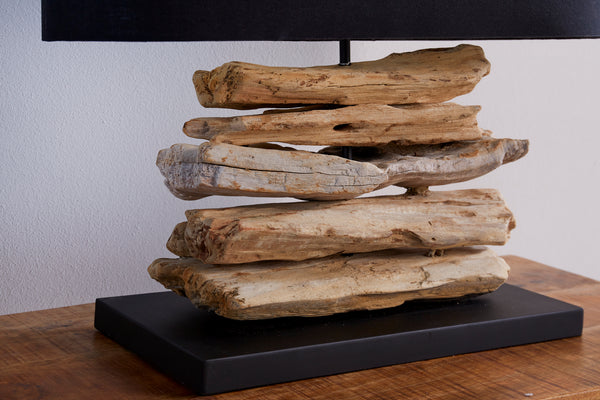 Table Lamp Riverine II Black Driftwood